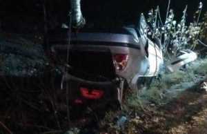 Mașină răsturnată pe A1! Victima este un tânăr de 29 de ani! 29 accident e1701326248198 - Mașină răsturnată pe A1! Victima este un tânăr de 29 de ani!