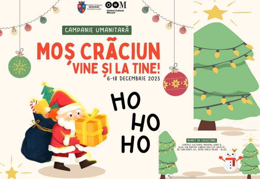 mos craciun vine si la tine Sursă foto: Centrul Cultural Mioveni