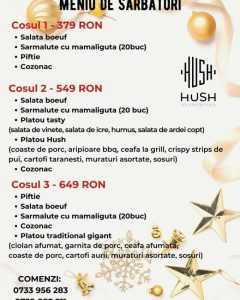 Club Hush pregătește pentru tine bunătățile servite la masa de Crăciun! 2 craciun meniu Hush