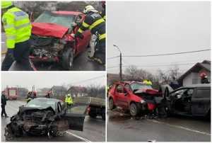 page 1 - (VIDEO)Accident grav la Țițești! Un bărbat a murit, iar alte patru persoane au ajuns la spital