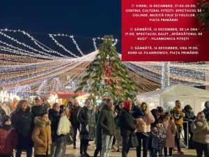 Spectacolul continuă în Piața Primăriei din Pitești! 1 SSursă foto: Facebook Primăria Municipiului Pitești