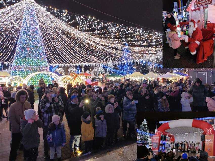 Mioveni targul de craciun deschidere Sursă foto: Facebook Primăria Orașului Mioveni.