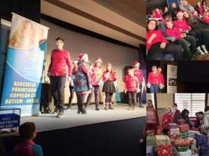 zambet de craciun spectacol 1 - Spectacolul s-a terminat, dar donațiile continuă. ”Zâmbetul Crăciunului" dăruit de copiii speciali cu autism