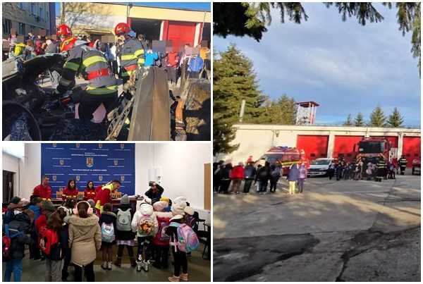 Pompierii argeșeni vizitați de elevi page 1 - „Poveste de Crăciun”, spectacol coregrafic AZI la Filarmonica Pitești