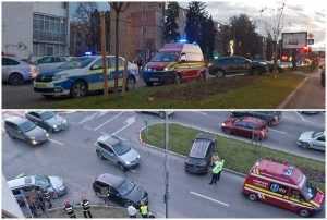 page - Pitești: Accident pe Calea București! Trei mașini implicate