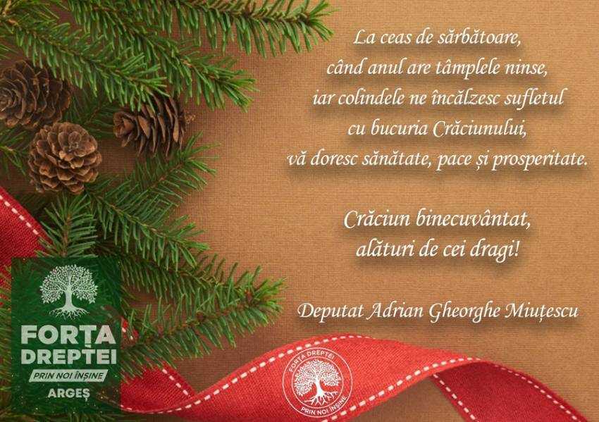 adrian miutescu craciun Sursă foto: Facebook Adrian Miuțescu