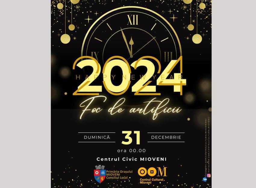 mioveni revelion Sursă foto: Facebook Primăria Orașului MIoveni
