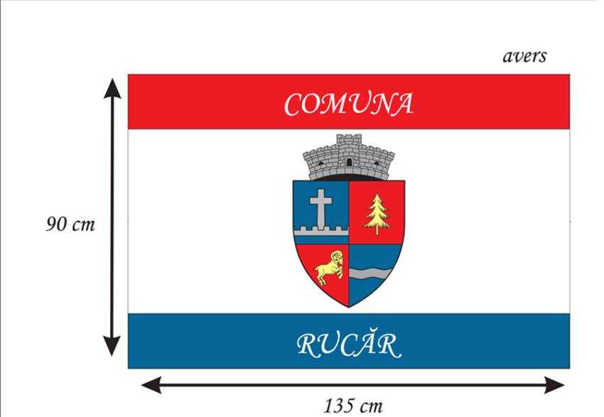 Guvernul a aprobat. Iată cum arată steagul comunei Rucăr 1 Sursă foto: sug.gov.ro.