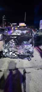 accident1 - Accident rutier în Moșoaia! Două victime au ajuns la spital!