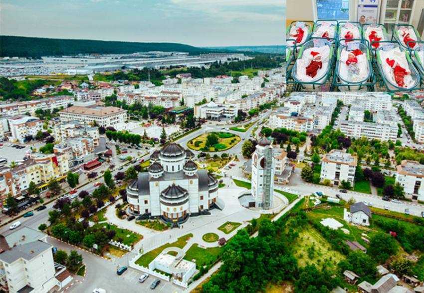 mioveni cu bebelusi Sursă foto: Facebook Primăria Orașului Mioveni.