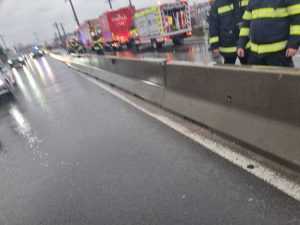 trafic blocat accident