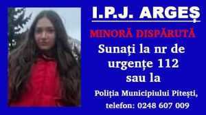minora disparuta - Minora de 13 din Pitești, dată dispărută, a fost găsită!