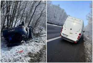 page 2 - Accident grav pe autostrada A1 București-Pitești! Trei persoane au ajuns la spital