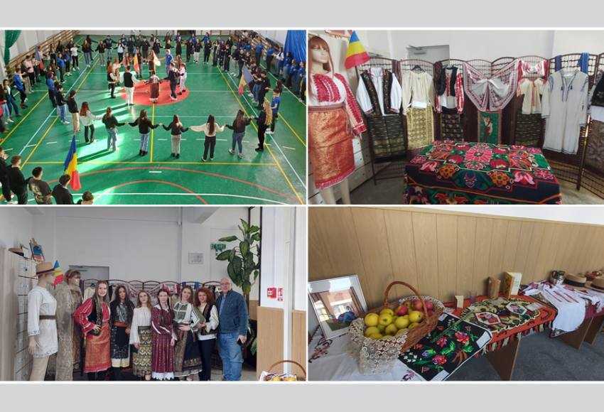 “Mica Unire”, marcată la Liceul Teoretic "Iulia Zamfirescu" Mioveni 1 Sursă foto: Facebook Primăria Orașului Mioveni