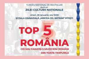 La Pitești! Turneu național de recitaluri dedicat Zilei Culturii Naționale! 1 la Pitești