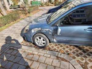 Accident în Pitești! Două autoturisme implicate! 1 accident Pitești masini