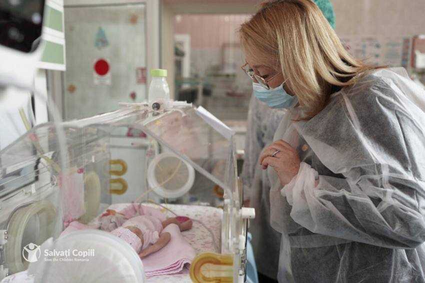 Salvati copiii bebelus in incubator Sursă foto: Salvați Copiii România.