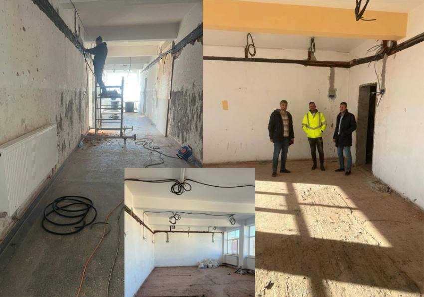 lucrari la colegiul economic maria teiuleanu Sursă foto: Facebook Cristian Gentea