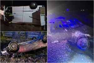 Val de accidente, azi-noapte, pe drumurile din Argeș 1 page - Val de accidente, azi-noapte, pe drumurile din Argeș