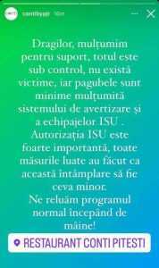 (VIDEO) Restaurantul CONTI: "Ne reluăm programul normal începând de mâine!" 1 conti - (VIDEO) Restaurantul CONTI: "Ne reluăm programul normal începând de mâine!"