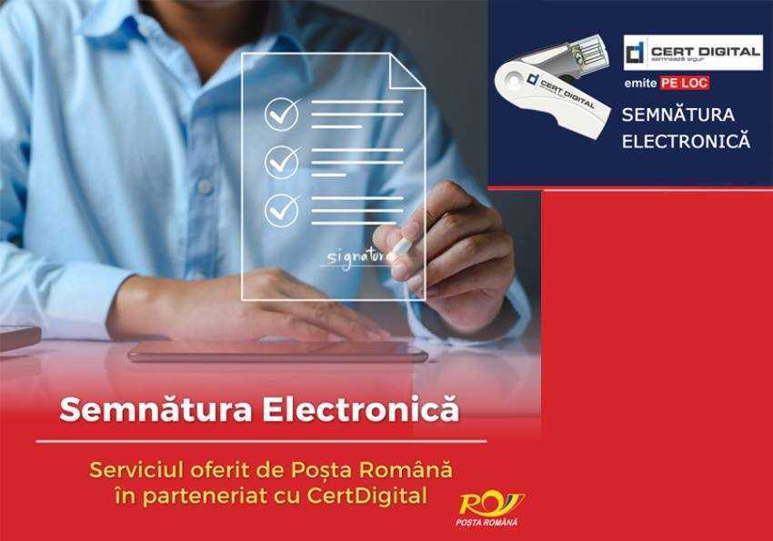 semnatura digitala posta Sursă foto: Poșta Română.