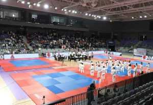 Cel mai mare campionat de Ju-Jitsu găzduit vreodată de o țară din Europa, la Pitești Arena 1 Sursă foto: Facebook Cristian Gentea.