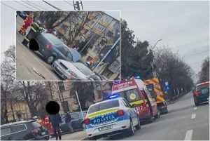 page 1 - Accident în Pitești! Două autoturisme implicate