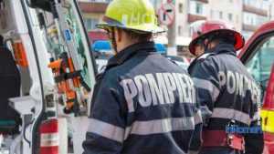 Exercitiu pompieri Casa de Cultura 9805 - Intervenție a pompierilor argeșeni. Bărbat electrocutat!