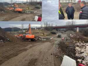 Podul din zona Depozitelor. Cristian Gentea: ”Am deschis un drum tehnologic pentru transportul autovehiculelor” 1 Sursă foto: Facebook Cristian Gentea