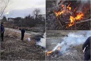 page 2 - (VIDEO) Amendă de 30.000 de lei pentru un argeșean care a dat foc la deșeuri pe malul Râului Târgului