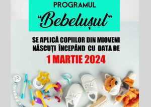 La Mioveni. Programul “BEBELUȘUL” va intra în vigoare începând cu data de 1 martie 1 Sursă foto: Facebook Primăria Orașului Mioveni.