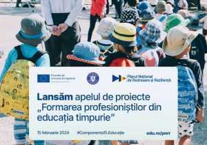 Termen limită. S-a lansat apelul de proiecte ”Formarea profesioniștilor din educația timpurie” 5 Sursă foto: Facebook Ministerul Educației