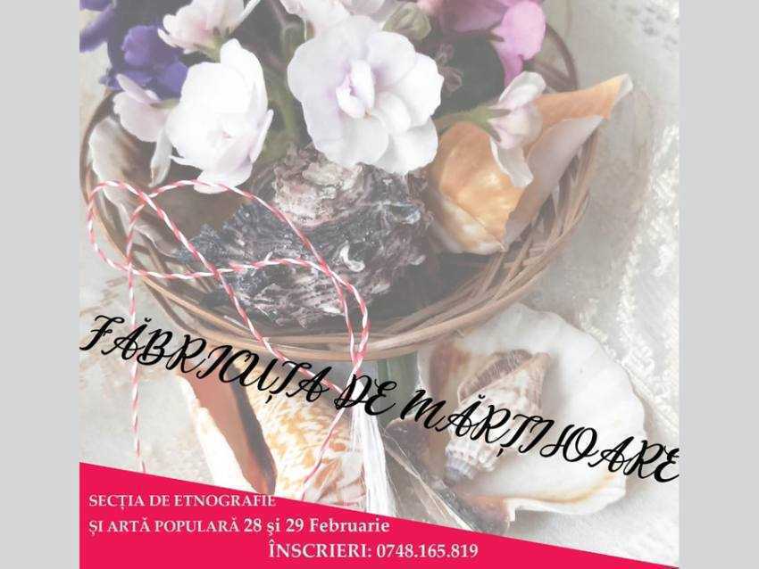 fabrica de martisoare Sursă foto: Facebook Muzeul Câmpulung Muscel.