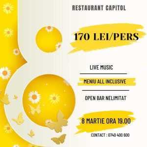 Restaurant Capitol organizează o petrecere specială de Ziua Femeii 2 Capitol
