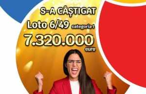 Un piteștean a câştigat marele premiu la Loto 6/49 în valoare de peste 7,32 milioane de euro! 1 loto.ro