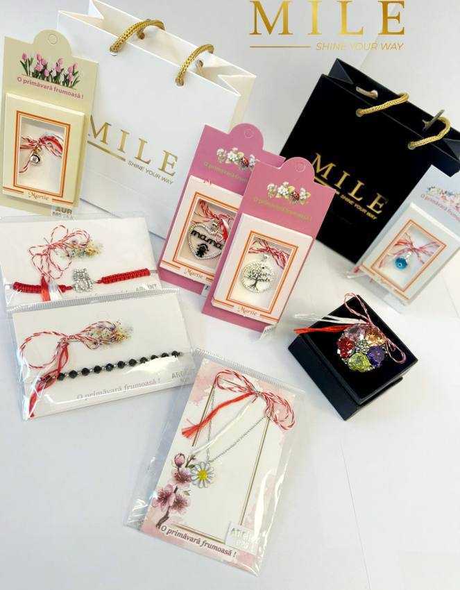 Descoperă noua colecție de mărțișoare din aur și argint la Bijuteria MILE 1 martisoare Bijuteria MILE