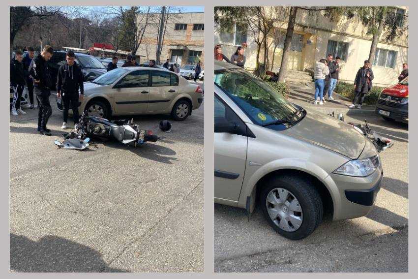 Untitled Project 7 1 - Accident în Pitești! Impact între un motociclist și un autoturism!