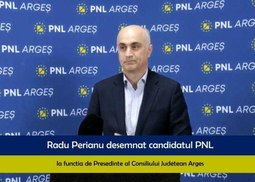 Radu Perianu, candidatul PNL la Consiliul Județean Argeș: ”Intru în această competiție ca să câștig!”