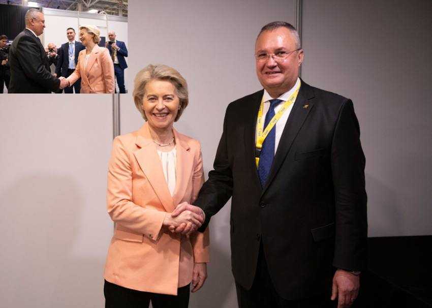 Nicolae Ciuca si Ursula van der Leyen deschidere Sursă foto: Facebook Nicolae Ciucă.