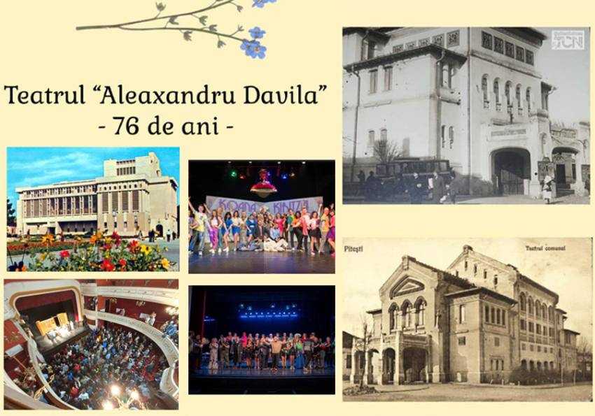 76 de ani de la înființarea Teatrului “Alexandru Davila” Pitești