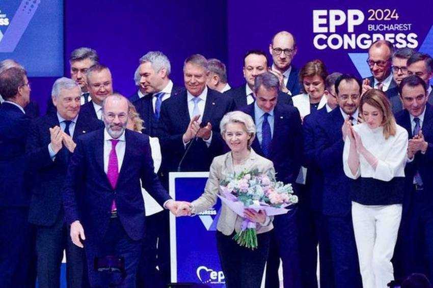 ursuila cu Manfred Weber Sursă foto: Facebook Alina Gorghiu