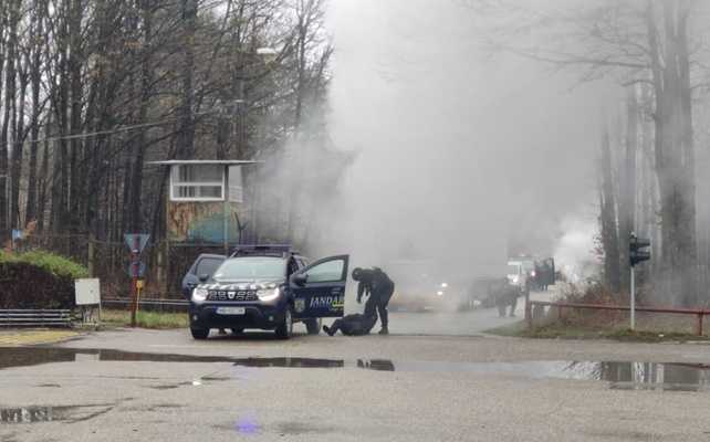 Exercițiu organizat de Jandarmeria Argeș