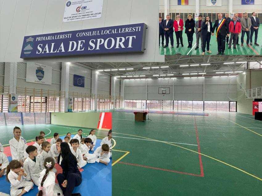 leresi sala de sport Sursă foto: Facebook PSD Argeș.