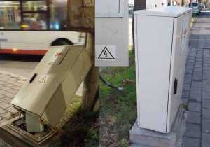 Poliția a fost sesizată. Automat de dirijare a circulației, vandalizat! 14 Sursă foto: Facebook Cristian Gentea.