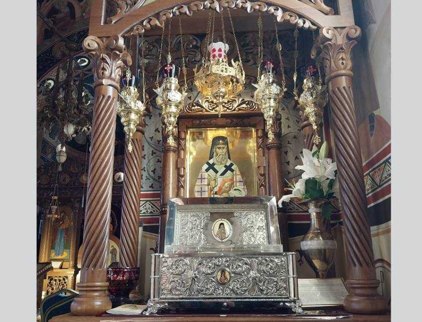 racla moste sf nectarie Sursă foto: Facebook Arhiepiscopia Argeșului și Muscelului.