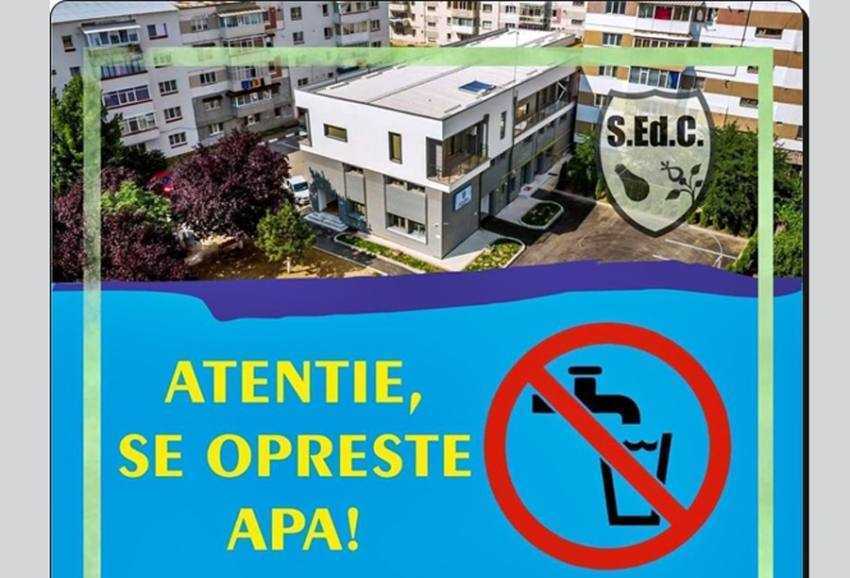 se opreste in clucereasa apa maine Sursă foto: Facebook Primăria Orașului Mioveni.