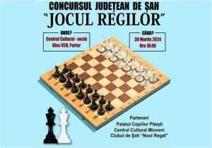 "Jocul Regilor" se dispută la Mioveni. Concurs de șah pentru elevi! 6 Sursă foto: Facebook Primăria Orașului Mioveni.
