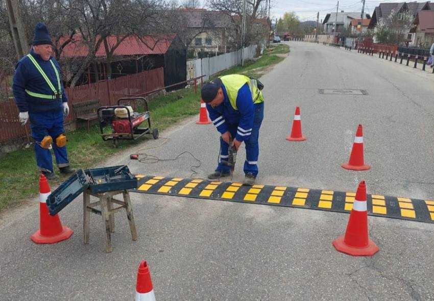 limitator de viteza Colibasi Mioveni Sursă foto: Primăria Orașului Mioveni.