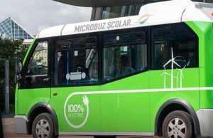 microbuz scolar electric comuna Bogati bun