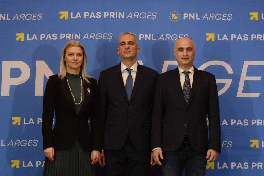 Ionescu Iunonis pnl la bradu Sursă foto: Facebook PNL Arges